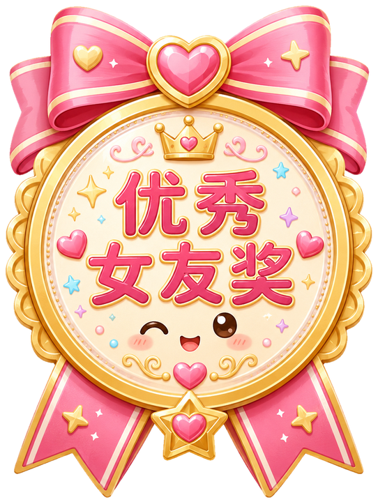 优秀女友奖奖章