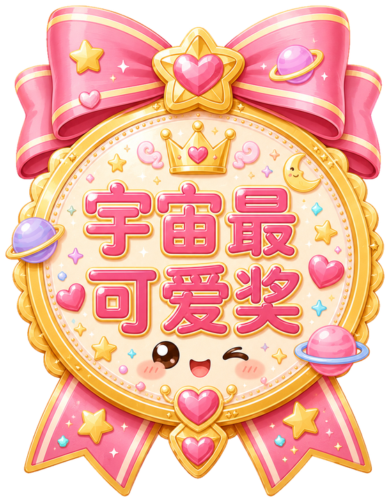 宇宙最可爱奖奖章